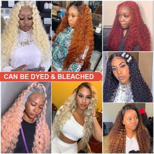 Water Wave HD Swiss Transparent 13x6 Lace Front Wig Human Hair Wigs For Black Women 28 30 Inch Wet And Wavy Loose Deep Wave Frontal Wig - Image 5