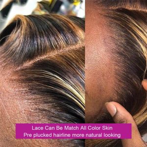 Straight Highlight Wig Short Bob Wig Honey Blonde 13x4 Lace Front Wigs For Black Women 8-16inch Bob Wig Brown Colored Wigs - Image 2