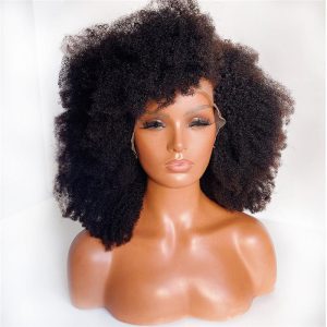 4B 4C Afro Kinky Curly Wig HD Swiss Transparent Lace Front Wig Deep Part 13x6 Lace Front Wig Human Hair Pre Plucked Remy Brazilian Lace Frontal Wigs - Image 3