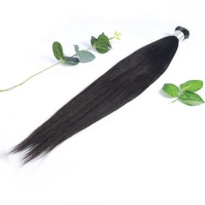 Brazilian Hair I Tip 20 Inches Straight Color Virgin Cuticle Aligned Hair I Tip Hair Extension - Image 2