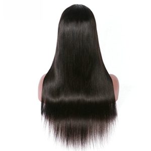 U Part Wigs Human Hair For Black Women Silky Straight Middle Part 1x4 U Parting Brazilian Remy Hair Natural Color - Image 3