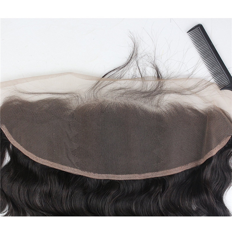 13x4 Full Lace Frontal Closure Body Wave Free Part Ear to Ear Brazilian Human Hair Extensions Frontal Lace Closure with Baby Hair Bleached Knot - Image 5