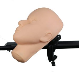 Soft Skin Massage and Makeup Practice Mannequin Face with Table Clamp - Image 5