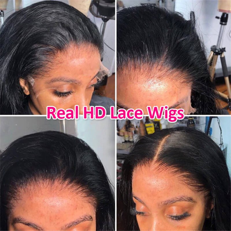 Body Wave Skin Melt Hd Lace Wigs 13*4 Lace Front Wigs Human Hair Real Transparent Lace - Image 6