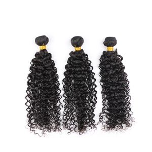 Jerry Curly 13x6 Human Hair Lace Frontal Closure Frontal Bleached Knots With Bundles Baby Hair Natural Color - Image 6