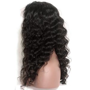 Alternative view of Natural Lace Front Wig Loose Wave Brazilian Human Hair Bleached Knots With Natural Baby Hair