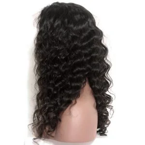 Alternative view of Natural Lace Front Wig Loose Wave Brazilian Human Hair Bleached Knots With Natural Baby Hair