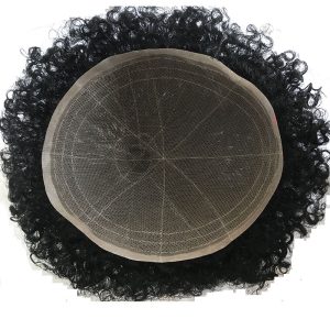 Mens Wigs Human Hair Curly Man Unit 8x10inch Afro Curl Toupee for Black Men Swiss Lace Hair System 360 Weave Men Toupee Hair Wig - Image 10