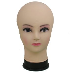 Cosmetology Bald Female Makeup Manikin Head for Wigs Making and Display Mannequin Head with C Table Clamp - Image 5