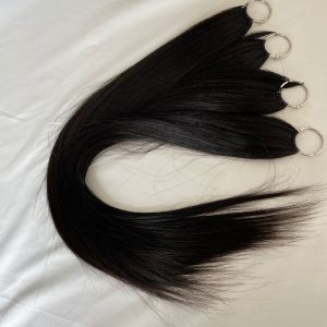 Pwigs 200pcs/Bundle Feather Line Hair Extensions 100%  Camodian Human Hair Extensions Long Straight  18-24inch Invisable Installation - Image 6