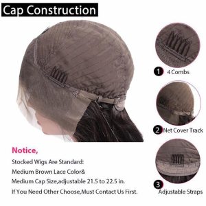 Straight Human Hair Lace Front Wigs Pre Plucked Hair Line With Natural Baby Hair Large Stock Fast Shipping - Image 7