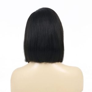 Human Short Hair 13x6 Lace Frontal Wigs Natural Color Human Hair For Women With 130% Density Natural Hairline - Image 4