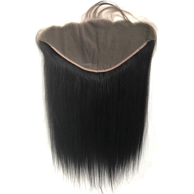 Ear to Ear 13x6 Lace Frontal Closure With Baby Hair Pre Plucked Brazilian Straight Remy Human Hair Free Part 8-20inch