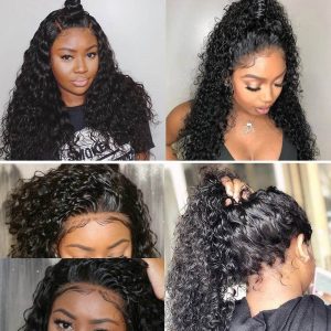 HD Swiss Transparent Lace Wigs Curly Hair 13x4 13x6 Invisible Lace Frontal Wig Human Hair Wigs For Black Women Transparent Lace Wigs - Image 5