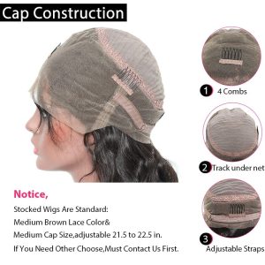 Curly Lace Wig 360 Lace Wigs Brazilian Afro Kinky Curly Human Hair 150% Density Pre Plucked Natural Hair Line - Image 6