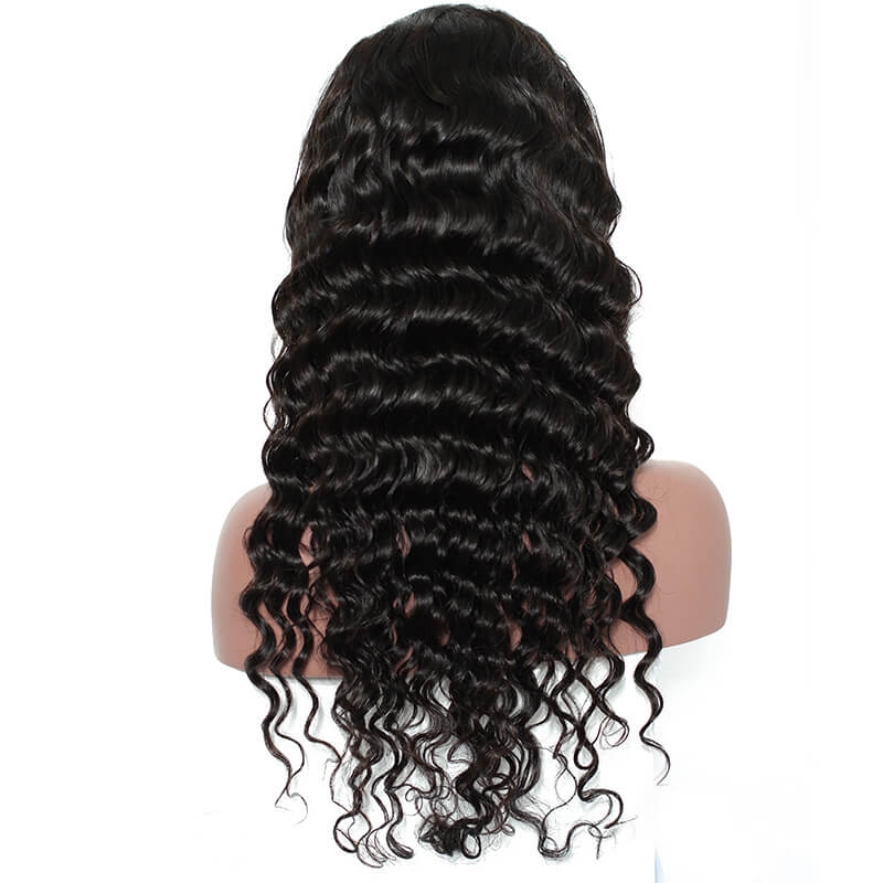 Brazilian Human Hair 13x6 Lace Front Wigs Bleached Knots With Baby Hair 250% Density Wig - Image 3