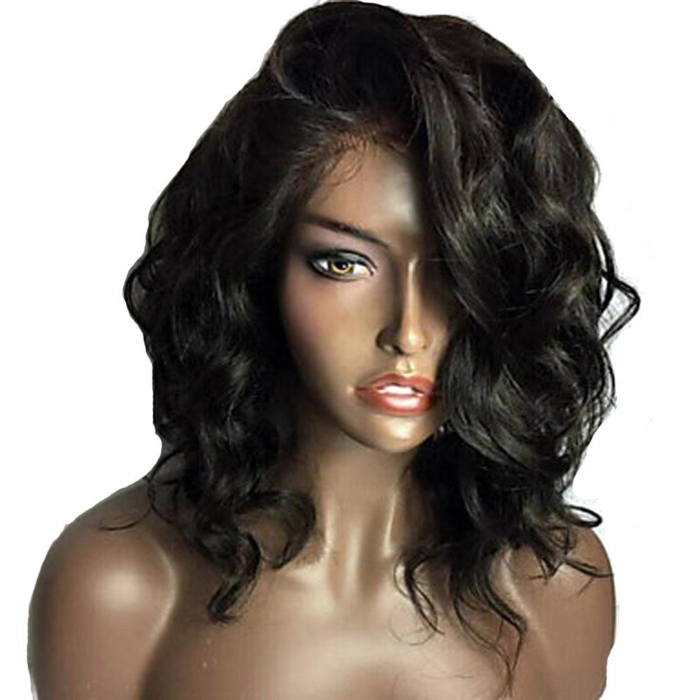 Short 13x6 Lace Front Wigs 130% Density Human Hair Natural Wave Bob Wig Brazilian Glueless Full Lace Wig With Baby Hair For Black Women - Image 3