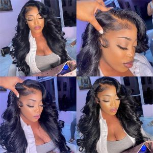 Body Wave Skin Melt Hd Lace Wigs 13*4 Lace Front Wigs Human Hair Real Transparent Lace - Image 9