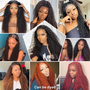 Hd Swiss Lace 13*4 Human Hair Lace Front Wigs Pre Plucked 5*5/4*4 Invisible Lace Curly Wigs - Image 8