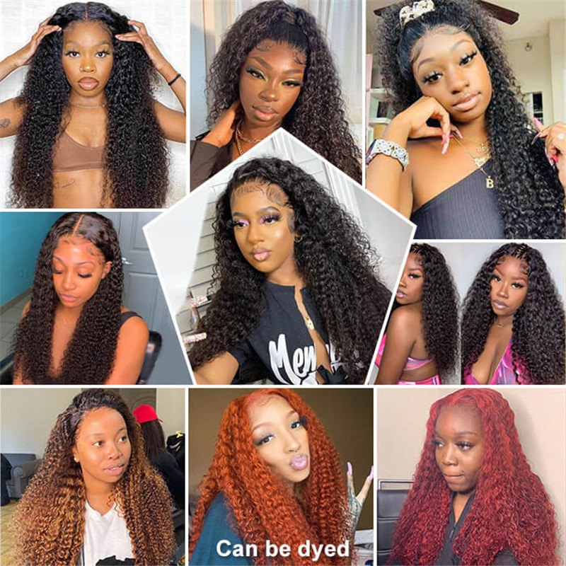 Hd Swiss Lace 13*4 Human Hair Lace Front Wigs Pre Plucked 5*5/4*4 Invisible Lace Curly Wigs - Image 8