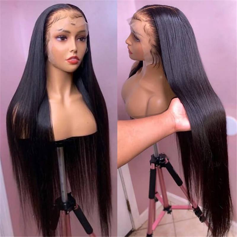 Skin Melt Hd Lace Wigs 13X4 Lace Front Wigs Straight Human Hair Wigs Beauty Supply 30 Inch - Image 3