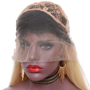 1BT #613 Color Human Hair Wigs Silk Straight Brazilian Human Hair Glueless Pre Plucked Full Wig with Baby Hair Bleached Knots - Image 4