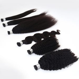 I Tips Afro Kinky Curly Micro Links Hair Extensions Wholesale 100% 4B 4C 3B 3C Hair Kinky Curly Raw I Tips Hair - Image 6