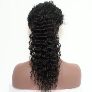 250% Density Wig Pre-Plucked Natural Hair Line Deep Wave Malaysian Lace Wigs with Baby Hair for Black Women - Image 4