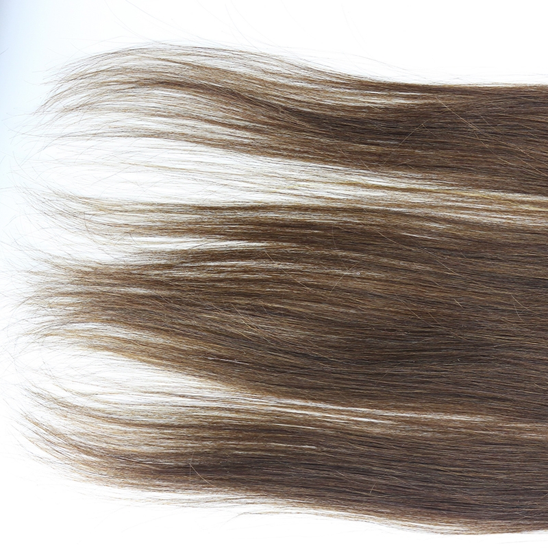 Brazilian Human Hair Flip Hair Extension Color #4 Flip In Hair Extension Straight Hair - Image 6