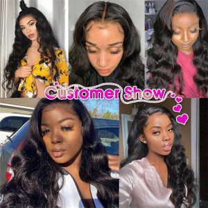 Body Wave HD Swiss Transparent Lace Wigs Brazilian Lace Front Wigs Undetected Lace Wigs Match All Skin Colors - Image 11