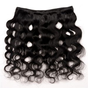 Body Wave Brazilian Human Hair Weave 4pcs Bundles Natural Color - Image 4