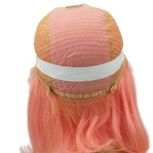 Short Shoulder Bob Lace Front Wigs Brazilian Straight Cut Human Hair Transparent Lace Wigs Pink Color - Image 6
