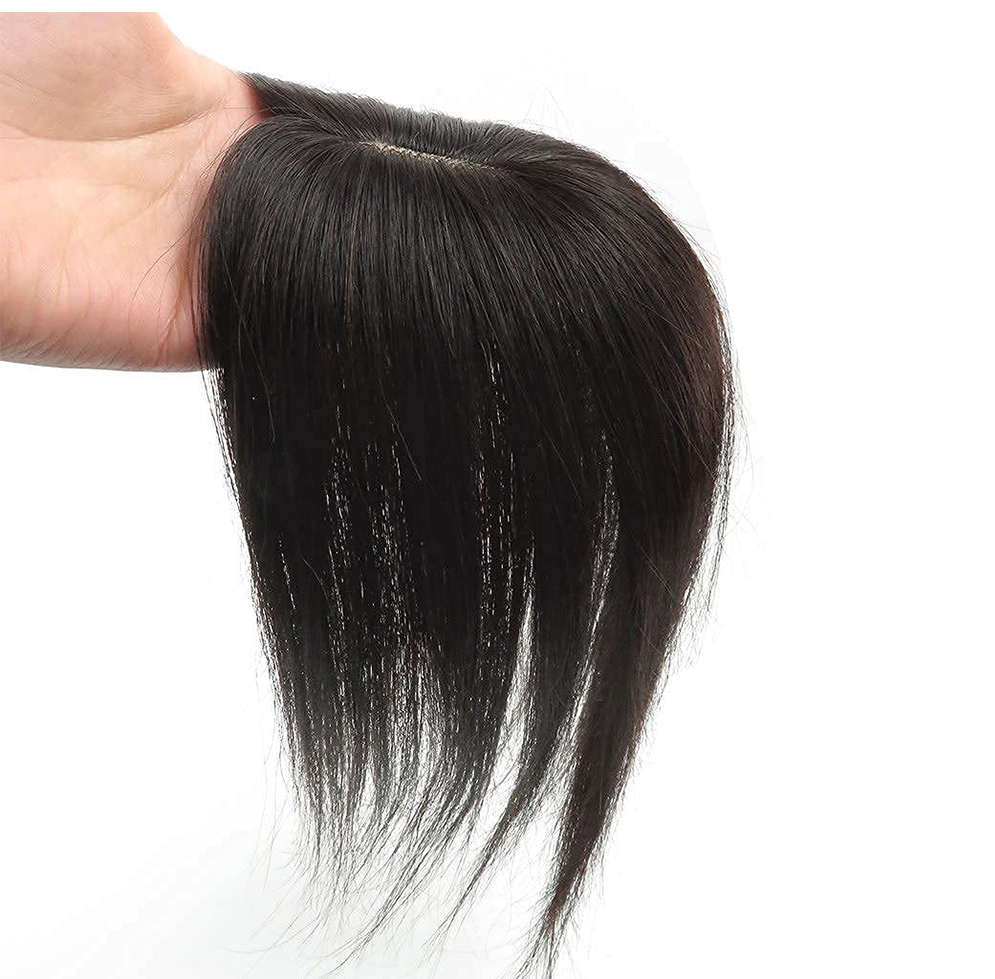 PWigs 13x15cm Hair Closure Silk Base Top Hair pieces Crown Topper Clip in Hair Toppers Top Hairpieces for Women Toupees Human Hair - Image 5