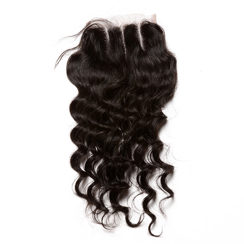 Loose Wave 4x4 Lace Closure With Baby Hair Free Part Brazilian Remy Hair - Image 5