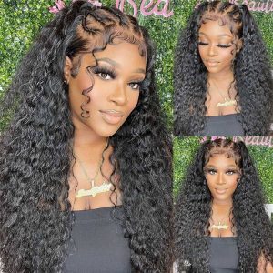 Hd Swiss Lace 13*4 Human Hair Lace Front Wigs Pre Plucked 5*5/4*4 Invisible Lace Curly Wigs - Image 3