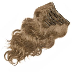Brazilian Hair Clip In Hair Extensions Body Wave Remy Hair #8 Colored Hair Hxtensions - Image 4