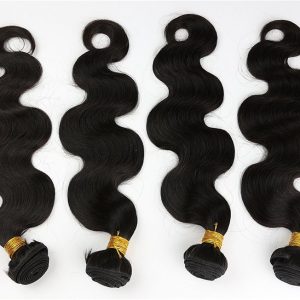 Body Wave Bundles of Hair Extensions for Sale Brazilian Remy Hair Weft 3.5oz/pc 1B - Image 2