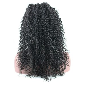 300% High Density Lace Front Human Hair Wig Deep Wave Unprocessed Brazilian Human Hair Lace Front Wig for Black Women Natural Color (20 inch) - Image 3