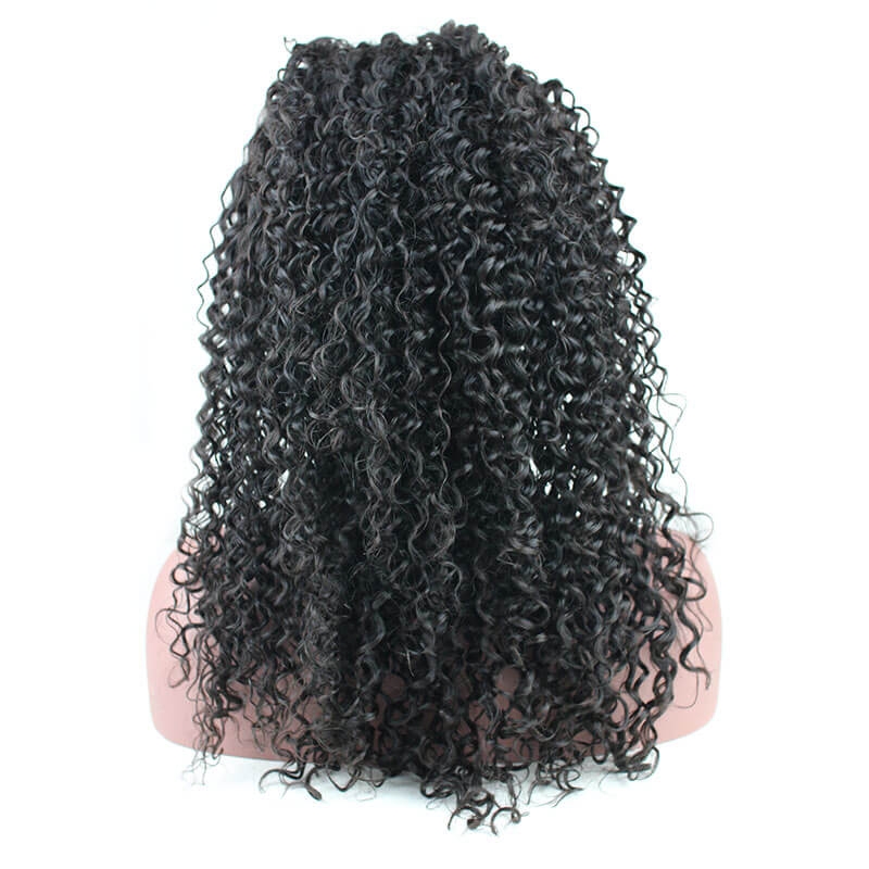 300% High Density Lace Front Human Hair Wig Deep Wave Unprocessed Brazilian Human Hair Lace Front Wig for Black Women Natural Color (20 inch) - Image 3