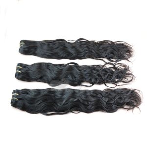 3Pcs Lot Grade 8A Wet And Wavy Brazilian Hair Natural Wave 3 Bundles Natural Hair Color - Image 2