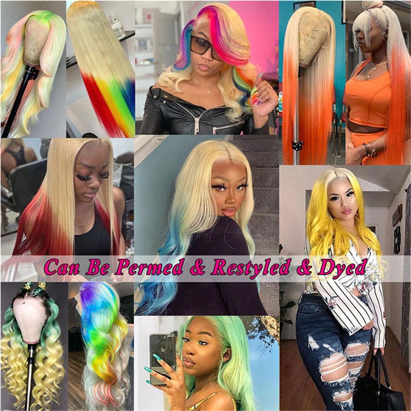 613 Wig Body Wave T Part Lace Wig Human Hair Pre Plucked Transparent Lace Wig For Black Women - Image 7