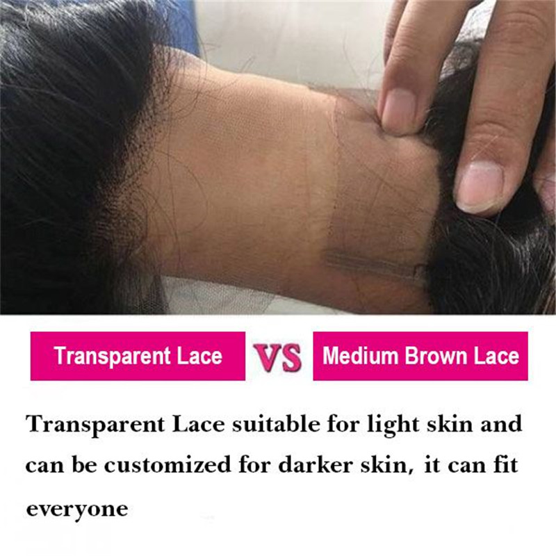 Deep Wave Frontal Wig Brazilian Remy 13x4 Lace Front Human Hair Wigs For Black Women 150% Pre Plucked Lace Front Wig - Image 9