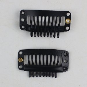 Alternative view of 100pcs U Shape Metal Snap Clips for Hair Extensions DIY(Black Color)