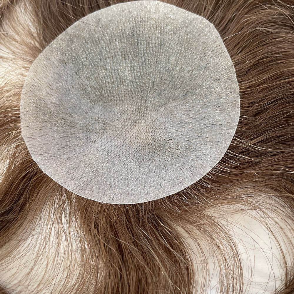 1B60 Side Or Back Hair Patches 8x8 cm Full Skin PU Base Toupee For Men Covering Bald Spots On Head Sides Or Back - Image 21