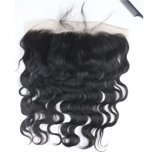 13x4 Full Lace Frontal Closure Body Wave Free Part Ear to Ear Brazilian Human Hair Extensions Frontal Lace Closure with Baby Hair Bleached Knot - Image 3