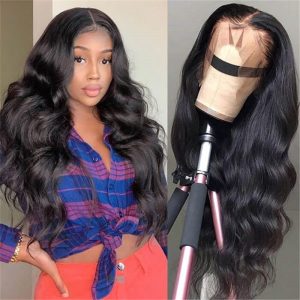 Straight/Body Wave 13*4 Lace Frontal Wigs Human Hair Pre Plucked Real Hd Lace Wig 150% Density - Image 4