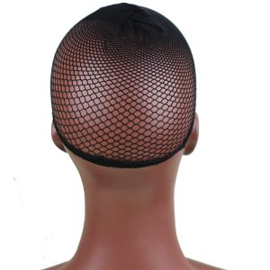 4 colors Stretchable Fishnet Elastic Snood Cap (3 pack, Brown) - Image 3