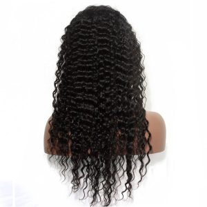 Indian Lace Front Wigs Human Hair Deep Wave 180% Density Pre-Plucked Natural Hair Line With Baby Hair No Shedding - Image 3