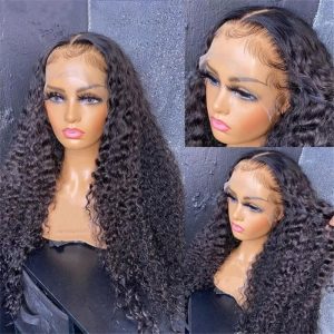 Hd Swiss Lace 13*4 Human Hair Lace Front Wigs Pre Plucked 5*5/4*4 Invisible Lace Curly Wigs - Image 4