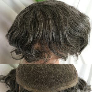 Full Franch Lace Base Toupee for Men 10x8" Human Hair pieces Men's Toupee Replacement System Men Wigs Human Hair Pieces 1B/80 Color - Image 20